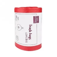 Worki na śmieci - Idea Worki na śmieci 35L czerwone 50 szt. - miniaturka - grafika 1