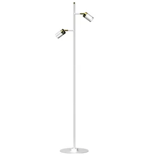 Milagro Lampa podłogowa JOKER WHITE/GOLD 1xGU10 MLP7537 - Lampy stojące - miniaturka - grafika 1
