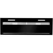 Okapy kuchenne - VDB Flat Gest 90 Czarny - miniaturka - grafika 1