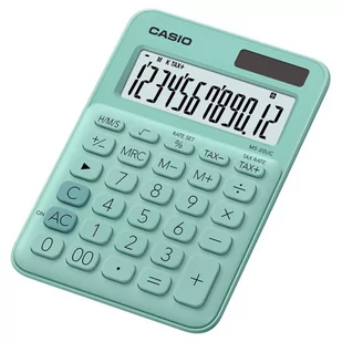 Kalkulator Casio MS 20 UC GN Zielona - Kalkulatory - miniaturka - grafika 1