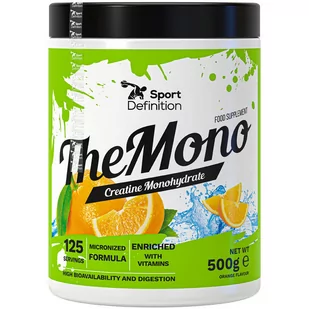 Kreatyna Sport Definition The Mono 500g Jar Orange (5902811813655) - Kreatyna - miniaturka - grafika 1
