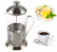 Zaparzacze i kawiarki - Zaparzacz dzbanek tłokowy kawa herbata ziół 600ml - miniaturka - grafika 1