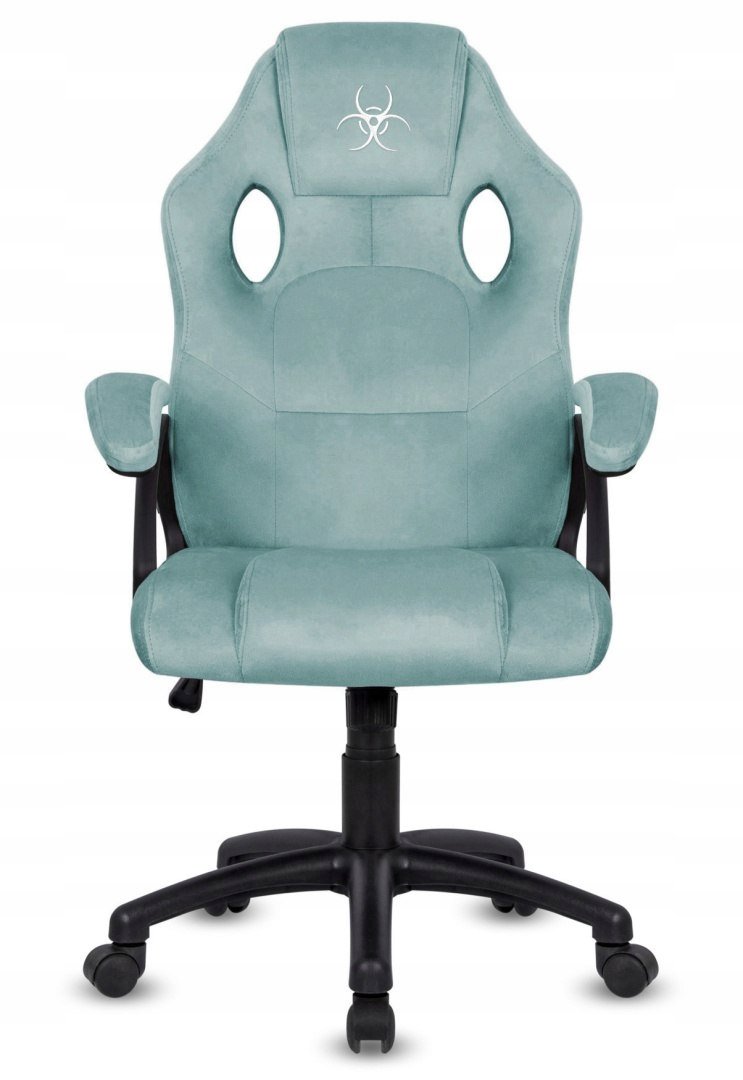 Fotel obrotowy do biurka Carrera M Alcantara Blue Dust