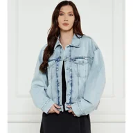 Kurtki damskie - Calvin Klein Jeans Kurtka jeansowa Loose fit - miniaturka - grafika 1