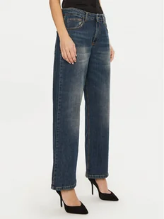 Rinascimento Jeansy CFC0120191003 Granatowy Boyfriend Fit - Spodnie damskie - miniaturka - grafika 1