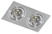 Lampy pozostałe - Azzardo Wpust wpuszczany kwadratowy aluminiowy SIRO 2 AZ0770 AZ0770 - miniaturka - grafika 1