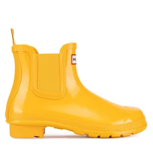 Kalosze Hunter WFS2078RGL Żółty - Kalosze damskie - miniaturka - grafika 1