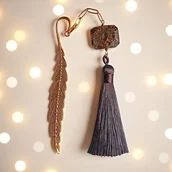 Zakładki do książek - Zakładka PREMIUM : bronzyt : kamień dobrych zmian i ochrony - miniaturka - grafika 1