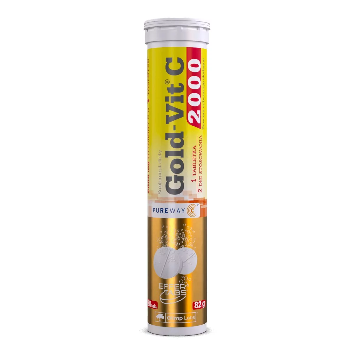 Olimp LABORATORIES Gold-Vit C 1000 smak cytrynowy 20 tabletek musujących 3840771