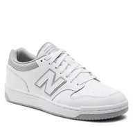 Półbuty męskie - Sneakersy New Balance BB480LGM White - miniaturka - grafika 1