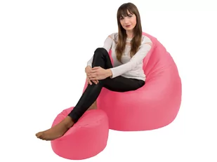Pufa sako XXXL worek + gratis różowa - Pufy i podnóżki - miniaturka - grafika 1