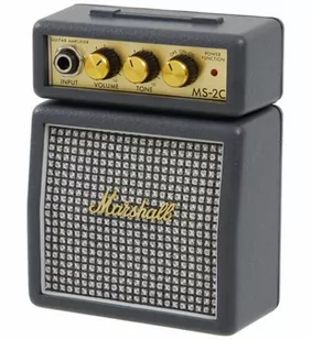 Marshall MS-2 °C microbe  srebrny MS-2C - Wzmacniacze gitarowe - miniaturka - grafika 1