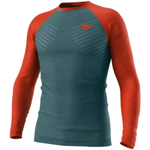 Męska koszulka Dynafit Tour Light Merino M L/S Tee Rozmiar: XL / Kolor: pomarańczowy - Koszulki sportowe męskie - miniaturka - grafika 1