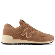 Buty sportowe męskie - Buty New Balance U574LWG - brązowe - miniaturka - grafika 1