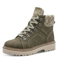 Śniegowce damskie - Tamaris Damskie buty WL Lace Boot 1-26264-43 śniegowce, oliwkowe, rozmiar 38 EU, oliwkowy, 38 EU - miniaturka - grafika 1