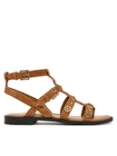 Sandały damskie - Guess Sandały FLJY2Z SUE03 Brązowy - miniaturka - grafika 1