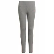 Legginsy - Legginsy adidas 3S Tight Jr HD4368 szary 140 cm - miniaturka - grafika 1