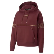 Bluzy sportowe damskie - Puma Bluza Power Deco Glam Fl 67175642 - miniaturka - grafika 1