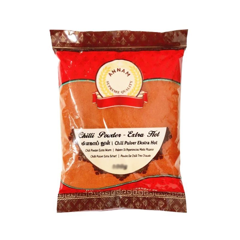 Ostra przyprawa chilli Annam Chilli Powder Extra Hot 400g - mocna ostrość