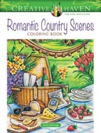 Pozostałe książki - Creative Haven Romantic Country Scenes Coloring Book - miniaturka - grafika 1