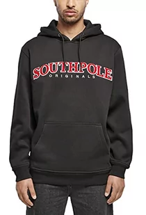 tb international gmbh Męska bluza z kapturem SouthPole, Chenille, czarna, L - Bluzy męskie - miniaturka - grafika 1