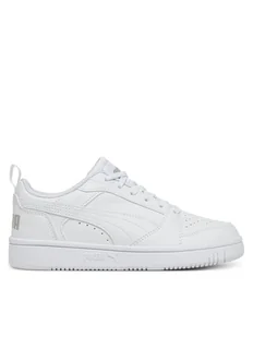 Puma Sneakersy Rebound V6 Lo Jr 393833 03 Biały - Buty dla dziewczynek - miniaturka - grafika 1