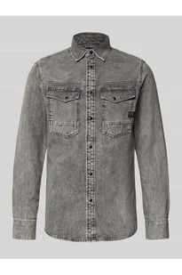 Koszula jeansowa o kroju slim fit z kieszeniami na piersi model Dakota - G-Star Raw - Koszule męskie - miniaturka - grafika 1