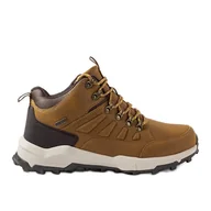 Buty trekkingowe męskie - Brązowe ocieplane trapery Big Star MM174158 802 - miniaturka - grafika 1