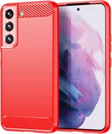 Etui i futerały do telefonów - Pokrowiec König Design kompatybilny z Samsung Galaxy S23 Plus - plastikowe, miękkie etui na telefon - czerwony - miniaturka - grafika 1