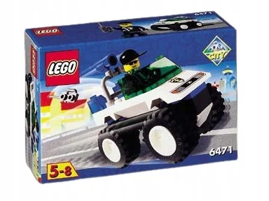 LEGO Town city 6471 - Samochód patrolowy policja MISB 2000