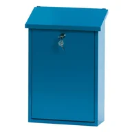 Skrzynki na listy - V-Part skrzynka na listy ścienna, wysokość 40 cm, niebieska, VB 440070 - miniaturka - grafika 1
