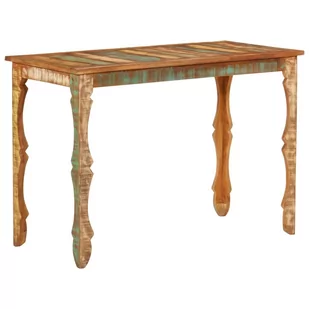 vidaXL Stół do jadalni, 110x52x76 cm, lite drewno mango - Stoły - miniaturka - grafika 1
