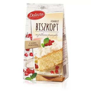 Delecta BISZKOPT 380G 23529 - Dodatki do ciast w proszku - miniaturka - grafika 1