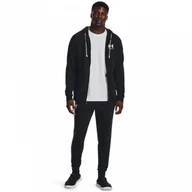 Spodnie sportowe męskie - Męskie spodnie dresowe Under Armour UA Rival Terry Jogger - czarne - UNDER ARMOUR - miniaturka - grafika 1