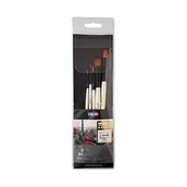 Pędzle - ZIELER KPL. PĘDZLI 5 SZT MIXED MEDIA 09299266 - miniaturka - grafika 1