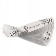 Akcesoria do paznokci - Aba Group Pilnik do Paznokci Elipsa 180/240 Slim Zestaw 25szt. - miniaturka - grafika 1