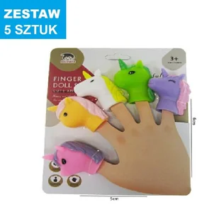 Hipo Pacynki na palec jednorożce H13681 45550 - Pacynki - miniaturka - grafika 1