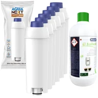 Akcesoria i części do ekspresów do kawy - 6X Filtr Wody + Delonghi Odkamieniacz 500Ml Zestaw - miniaturka - grafika 1