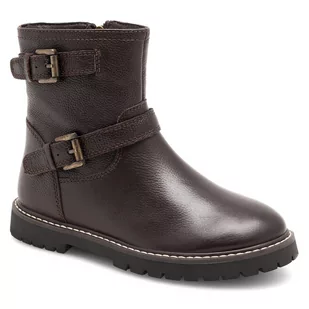 Botki Badura 9K7518 Brązowy - Buty dla dziewczynek - miniaturka - grafika 1
