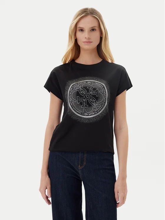 t-shirt donna guess w5yi14 i3z14 jblk