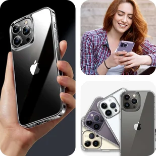 Etui ochronne obudowa Alogy Hybrid Case do Apple iPhone 14 Pro Przezroczyste + Szkło - Etui i futerały do telefonów - miniaturka - grafika 9