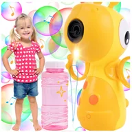 Zabawki interaktywne dla dzieci - BAŃKI MYDLANE MASZYNKA ŻYRAFA DO BANIEK dla Dzieci - miniaturka - grafika 1