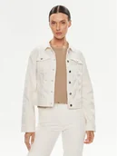 Kurtki damskie - Vila Kurtka jeansowa Birkina 14097180 Biały Regular Fit - miniaturka - grafika 1