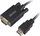 Adapter AV Akasa HDMI - D-Sub (VGA) czarny (AK-CBHD26-20BK)