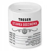 Skarbonki - Dla Tresera Skarbonka na Urodziny Na Prezent z Nadrukiem ze Zdjęciem + Opakowanie na prezent (wzór 02) - miniaturka - grafika 1