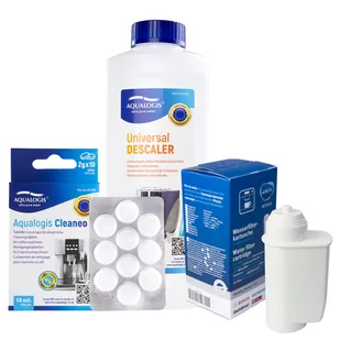 Zestaw Philips - Filtr Philips Intenza+ CA6702, Uniwersalny Odkamieniacz 500ml, Cleaneo - Akcesoria i części do ekspresów do kawy - miniaturka - grafika 1