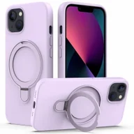 Etui i futerały do telefonów - Etui Magnetic Ring Mag Safe do Apple iPhone 15 - Fioletowy - miniaturka - grafika 1