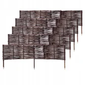Ogrodzenia - Palisada ogrodowa wiklinowa Sand 100 x 40 cm, 5 szt. - miniaturka - grafika 1