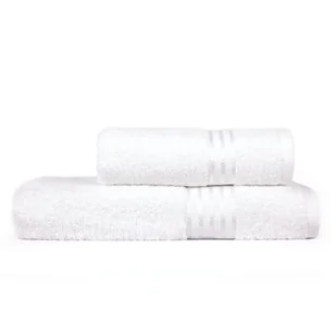 Ręcznik kąpielowy, bawełniany 70 x 140, biały - Ręczniki - miniaturka - grafika 1