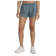 Spodenki damskie - Under Armour UA Fly by 3'' szorty - Jasper Blue/Serpentyna/Odblaskowe - XS - miniaturka - grafika 1